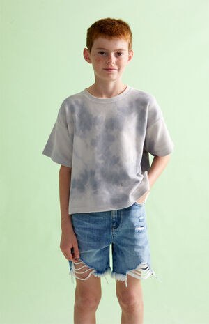 Cloudy Dyed Boxy T-Shirt image number 2