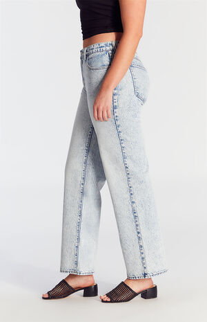 Jordyn Low Rise Straight Leg Jeans Acid Light Indigo image number 4
