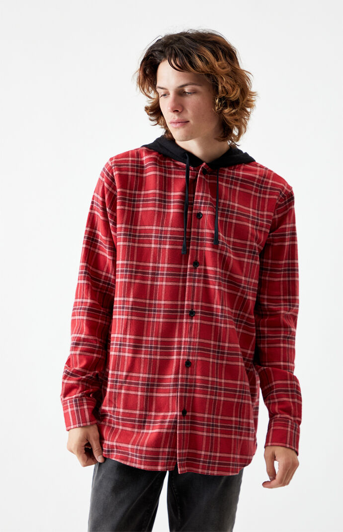 Pacsun shop flannel hooded