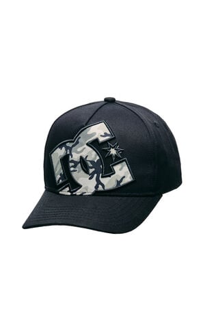 DC Shoes Black Heardnotts Snapback Hat image number 1