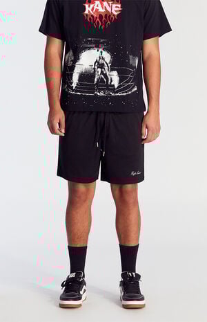 Black Mesh Basketball Shorts image number 2