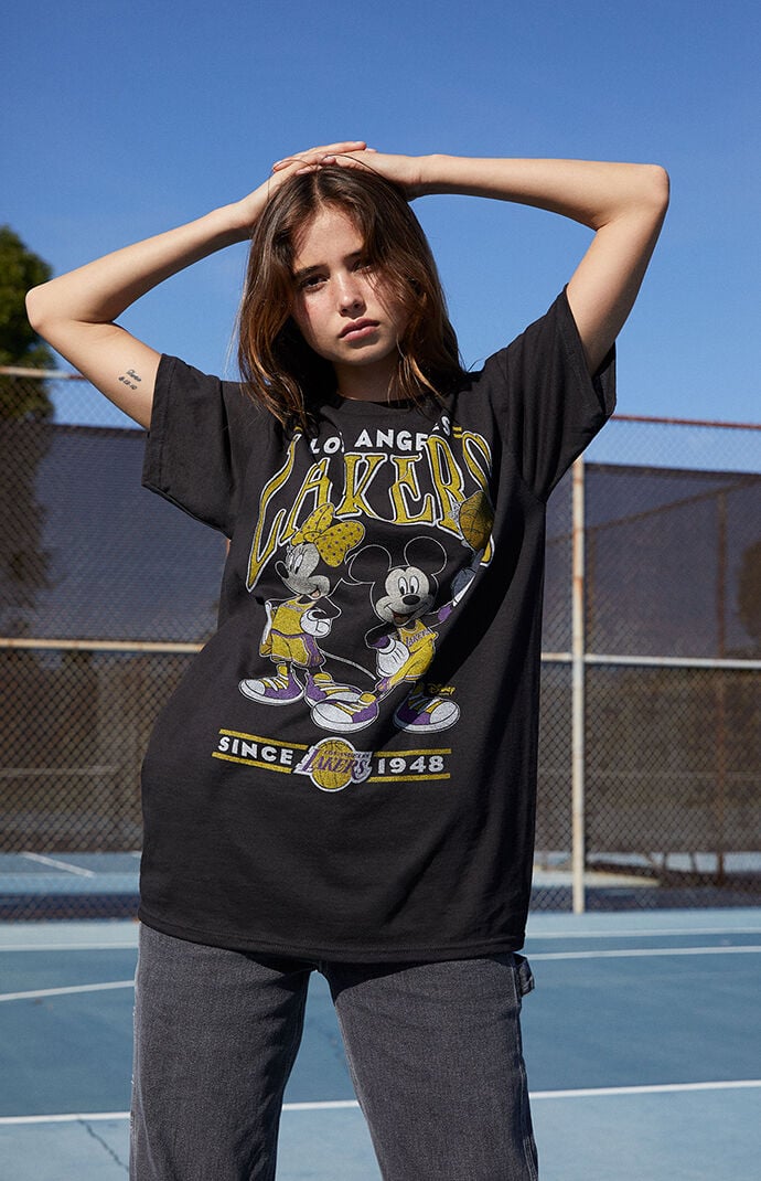 NBA x Disney Los Angeles Lakers Mickey & Minnie T-Shirt