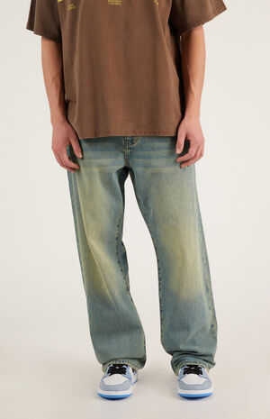 Dylan Tinted Baggy Jeans Medium Indigo image number 3