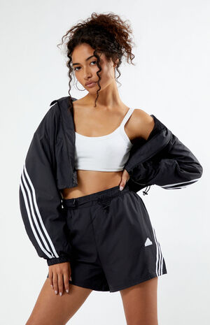 Black Future Icon 3-Stripes Woven Shorts image number 1