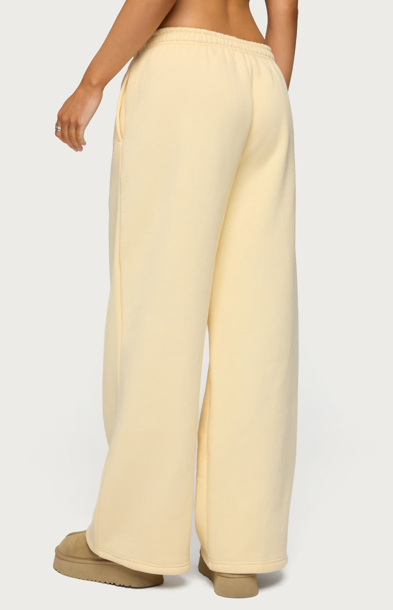 Edikted Lover Wide Leg Sweatpants