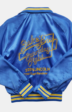 '80s Juke Box Saturday Night Varsity Jacket image number 2