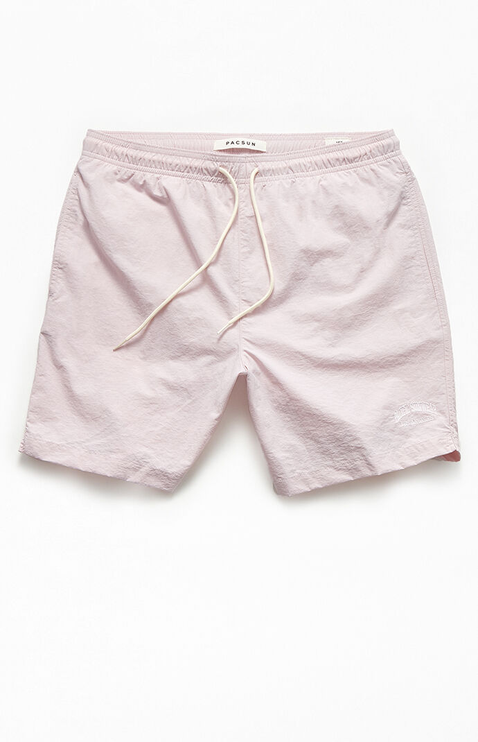 Collegiate Solid 17" Swim Trunks