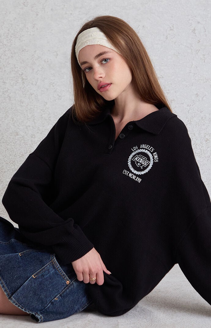 WILD COLLECTIVE x NHL Los Angeles Kings Polo Sweater