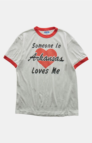 '90s Someone in Arkansas Loves Me Graphic T-Shirt image number 1