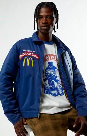 Welcome Stripe Coach Jacket image number 1