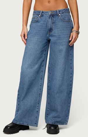 Skye Low Rise Baggy Jeans image number 1