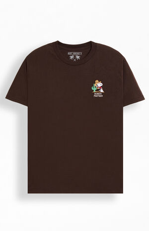 Howdy Yall Peanuts Embroidery T-Shirt image number 1
