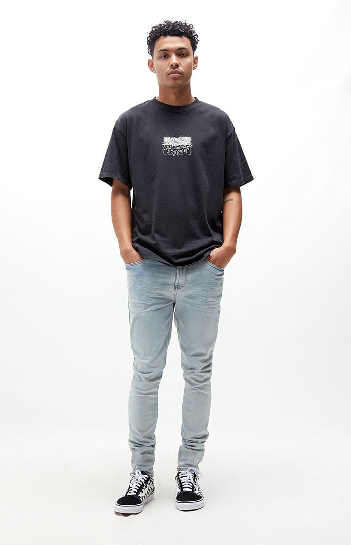 PacSun Light Indigo Skinny Active Jeans PacSun