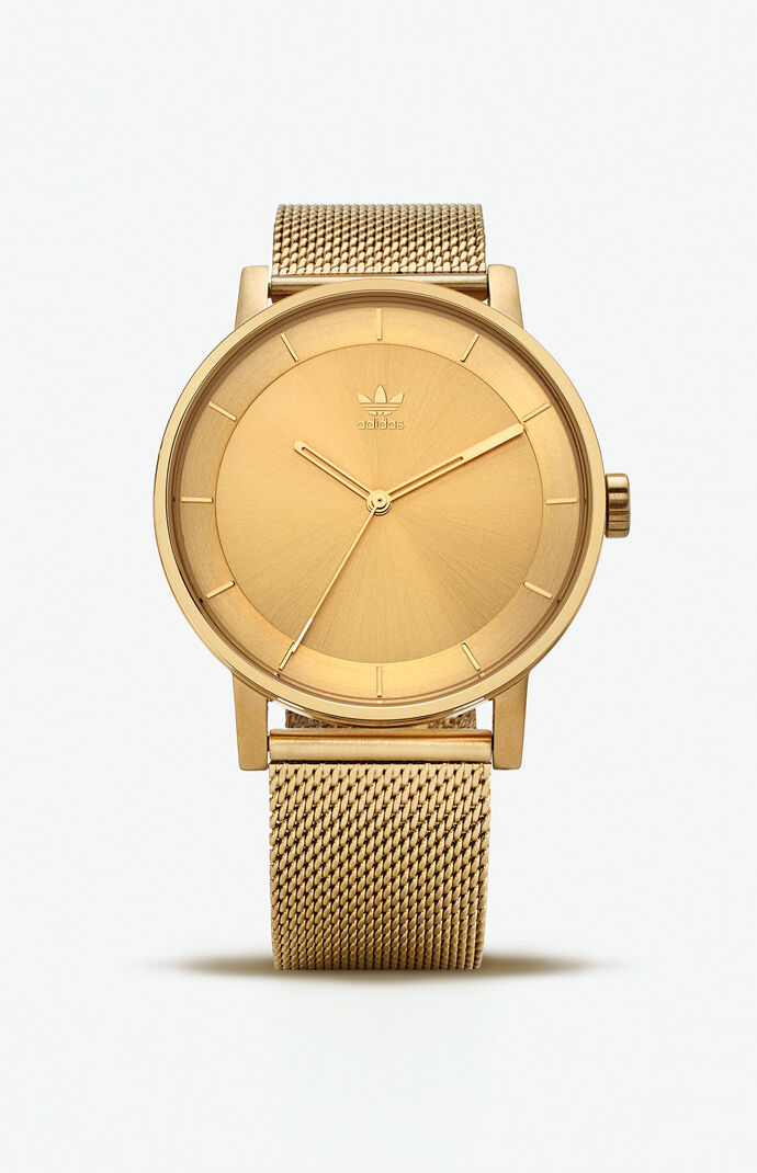 adidas watch gold