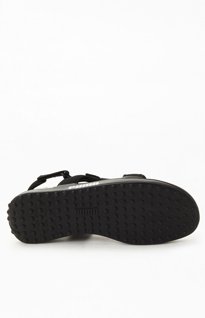 Black Future Rider Sandals