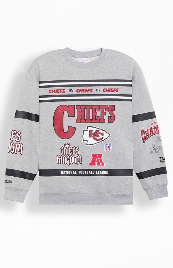 Mitchell & Ness Kids Kansas City Chiefs Crew Neck Sweatshirt