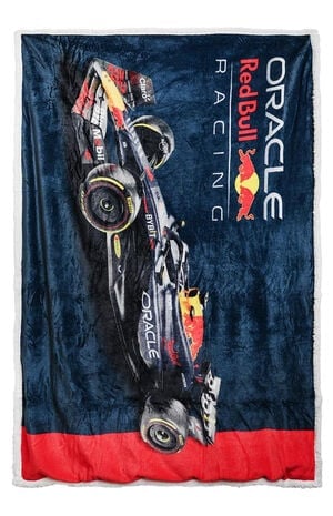 F1 Oracle Red Bull Racing Official F1 Fleece Throw Blanket image number 1