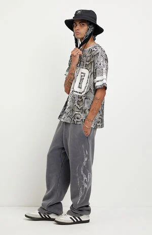 Tribal Fleece Baggy Sweatpants image number 1