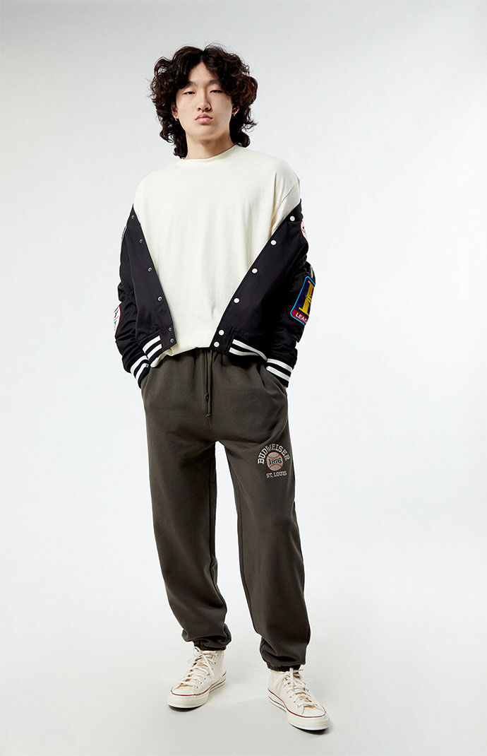 Pacsun black joggers shop