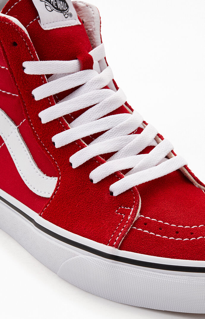 Vans Sk8 Hi Red Shoes PacSun