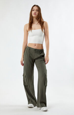 Linen Cargo Pants image number 2