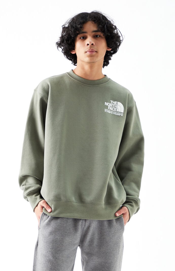 north face crew neck sweater