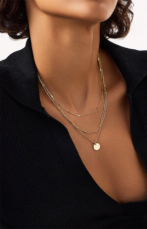 Willow Coin Necklace Set image number 2