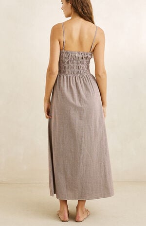 London Checker Midi Dress image number 4