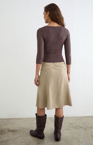 Trudis Wrap Long Sleeve Top image number 2