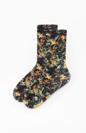 Tree Camo Crew Socks image number 1