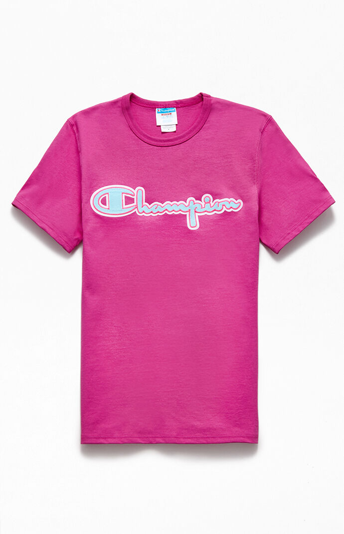 champion pink shirt