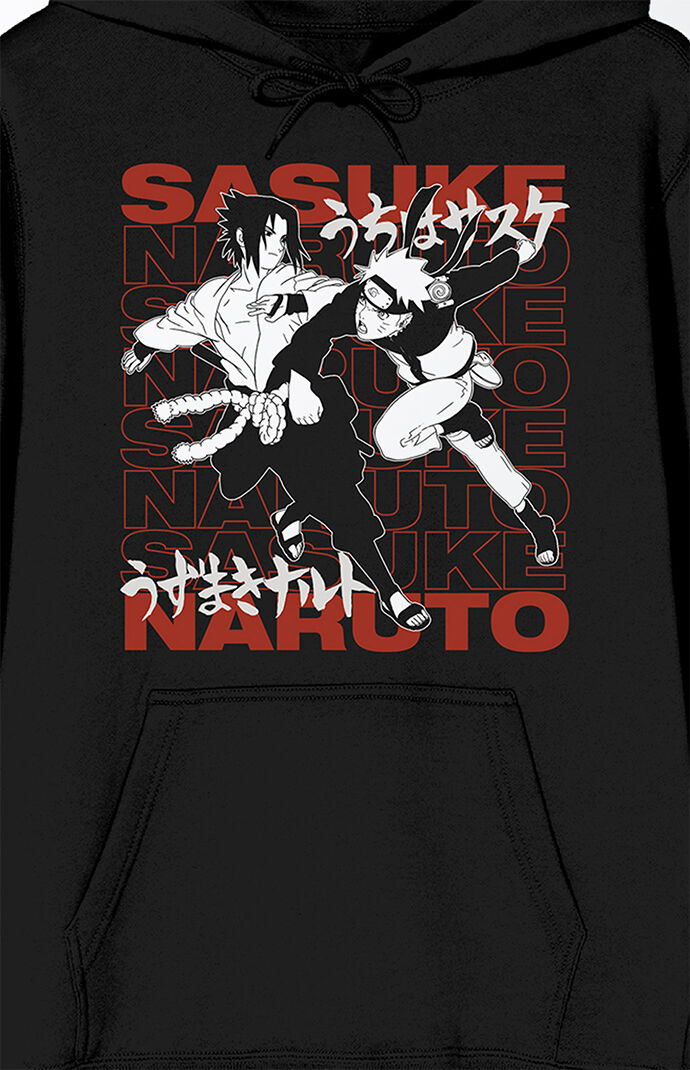 Naruto and sales sasuke hoodies
