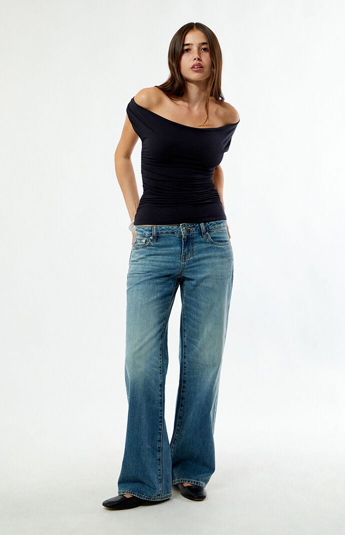 WEWOREWHAT Twisted Off-The-Shoulder Top