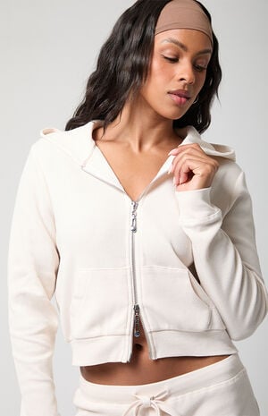 Active Aspen Waffle Knit Zip Up Hoodie image number 5