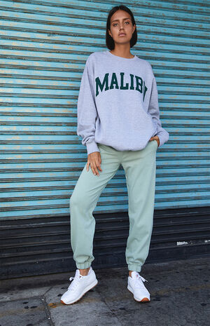Pale Green Rosa Sweatpants image number 2