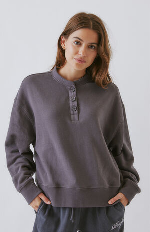 PacSun Chateau Henley Sweatshirt | PacSun