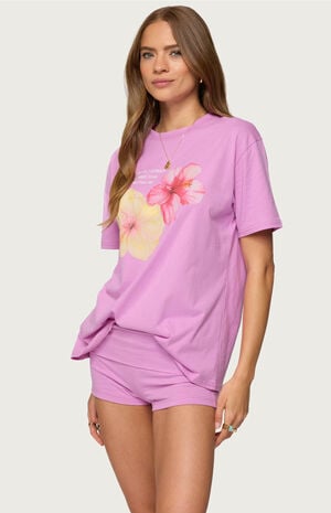 Fleur Hibiscus Graphic T-Shirt image number 2