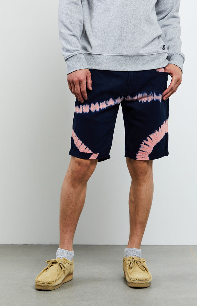 511 Tie-Dyed Cut-Off Denim Shorts