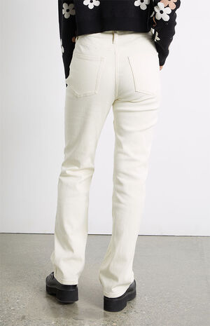 Ivory Coated Icon Jeans image number 4
