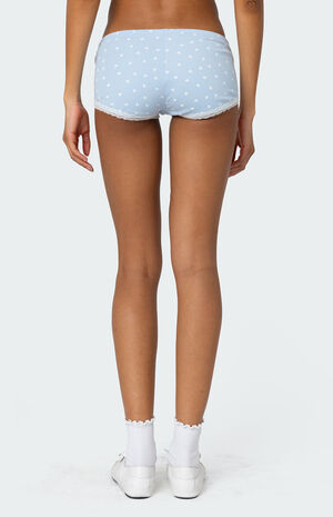 Follow Ur Heart Printed Micro Shorts image number 5