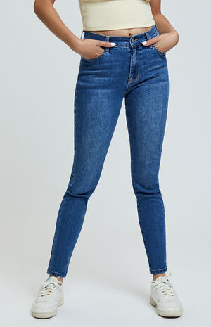 Trooper Blue High Waisted Jeggings image number 1