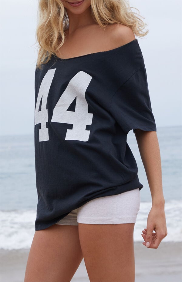 John Galt 44 Off-The-Shoulder Oversized T-Shirt