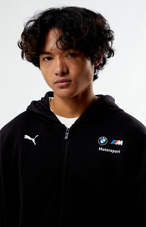 Black BMW Full Zip Hoodie image number 2