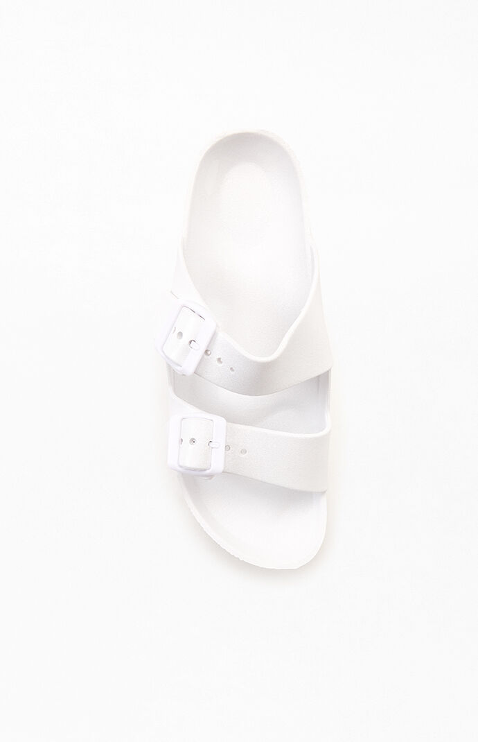 Women's Rubber Double Buckle Slide Sandals