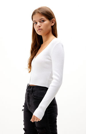 Long Sleeve Zip Up Sweater Long Sleeve Zip Up Sweater image number null