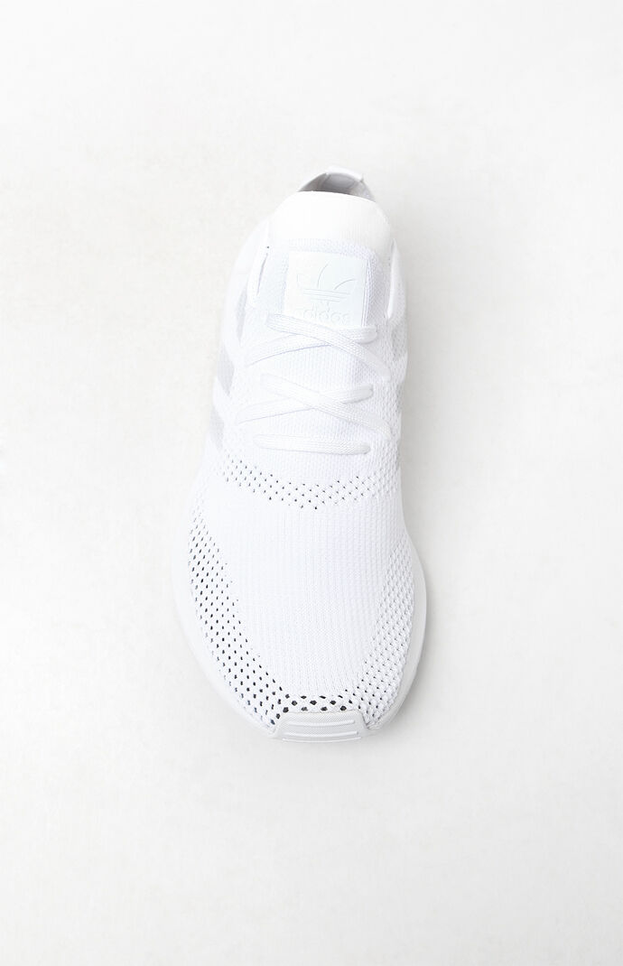 adidas Swift Run Primeknit White Grey Shoes PacSun