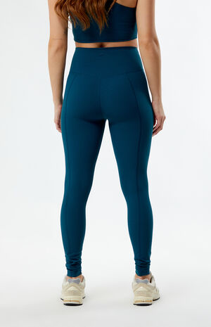 Active Ribbed Crossover Yoga Pants image number 4