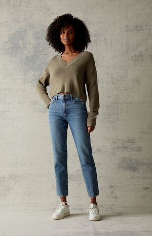 Medium Blue Mom Jeans image number 2