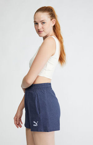 Blue Classics High Waisted Shorts image number 3