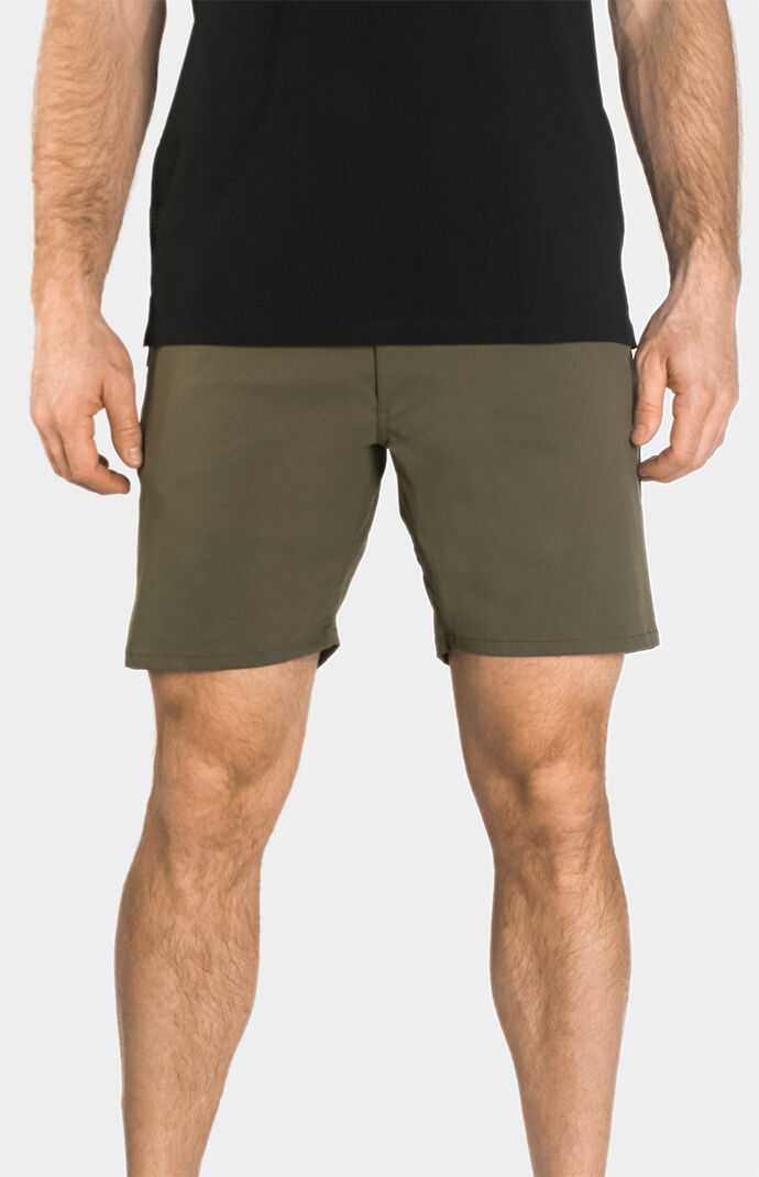 Olive Liberty 7" Shorts